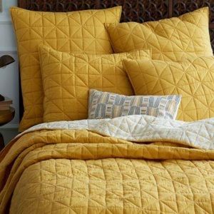 West Elm Nomad Coverlet + 1 Sham